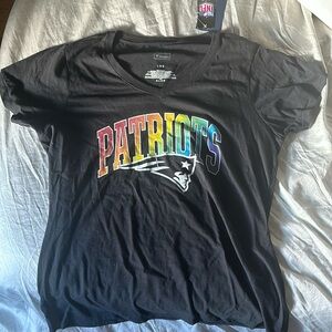 Brand new with tags New England Patriots LGBT+ PRIDE V neck